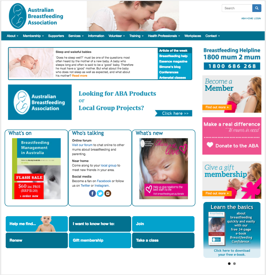 Gift Membership 12 Months Australian Breastfeeding Association